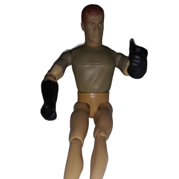 VTG Hasbro GI Joe Action Figure Military Man Big Black Gloves Action Figure Toy - Picture 1 of 11